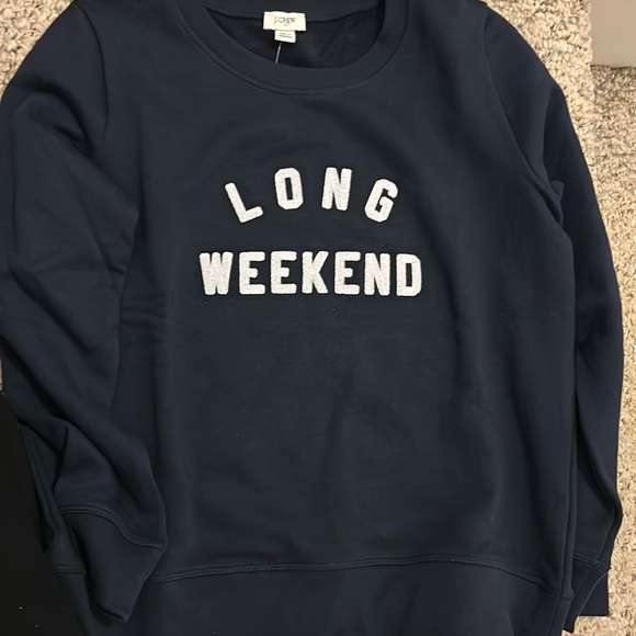 J. Crew Tops - J. Crew Factory Long Weekend Sweatshirt
